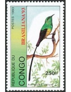 Timbre poste Congo N° 0986K N* philatelie foxtimbre