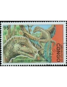 Timbre poste Congo N° 0986M N* philatelie foxtimbre