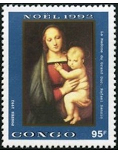 Timbre poste Congo N° 0962G Obli