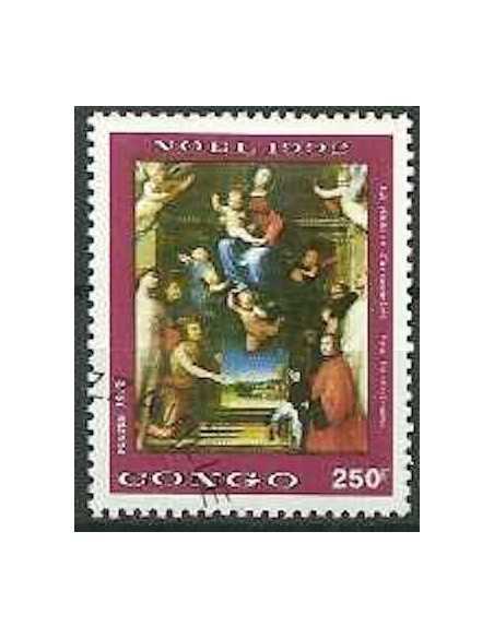 Timbre poste Congo N° 0962K Obli