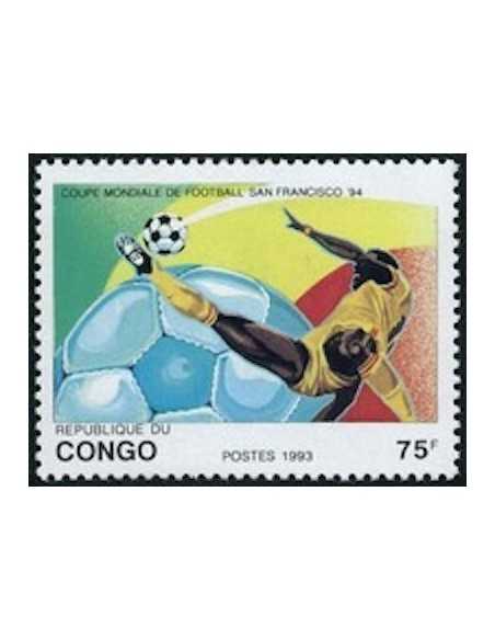 Timbre poste Congo N° 0966 Obli