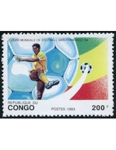 Timbre poste Congo N° 0969 Obli