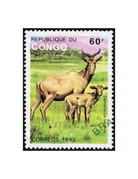 Timbre poste Congo N° 0971 Obli