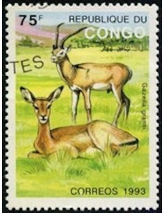 Timbre poste Congo N° 0972 Obli