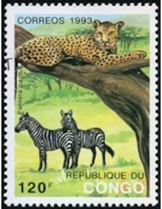 Timbre poste Congo N° 0974 Obli