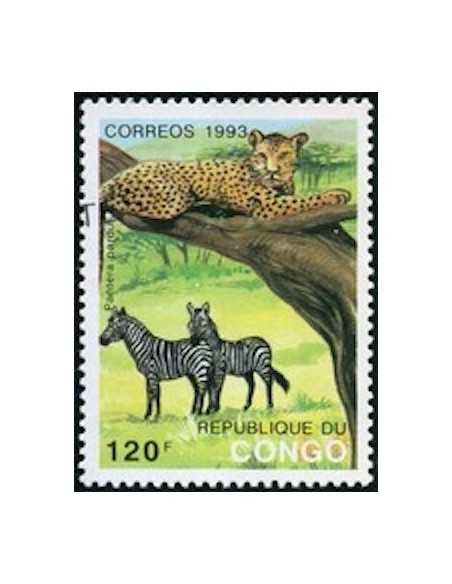 Timbre poste Congo N° 0974 Obli
