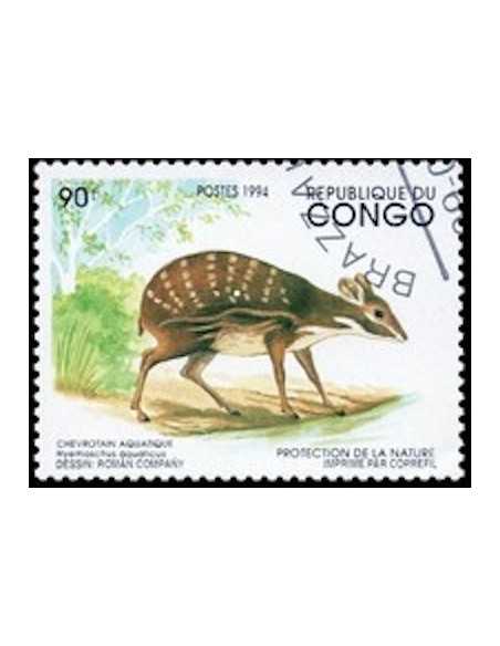 Timbre poste Congo N° 0995 Obli
