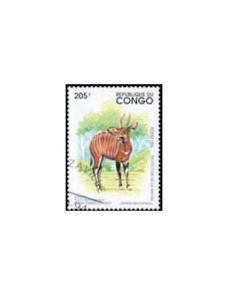 Timbre poste Congo N° 0996 Obli