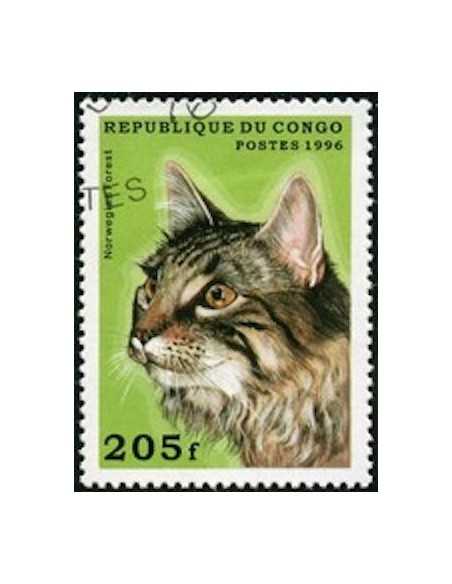 Timbre poste Congo N° 1022C Obli