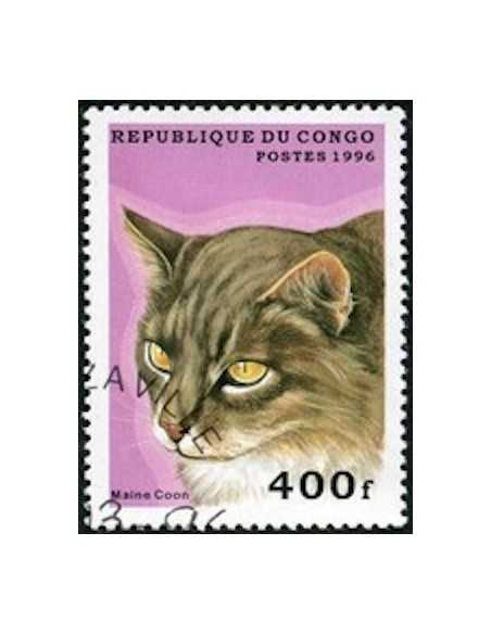 Timbre poste Congo N° 1022E Obli