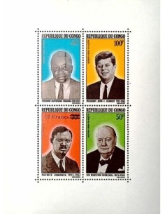 Timbre Poste Congo BF N° 04 N* philatelie foxtimbre