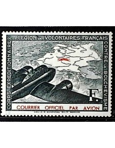 Timbre Poste LVF N° 02 N** philatelie foxtimbre