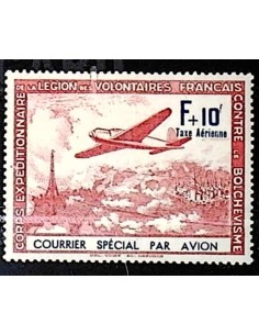 Timbre Poste LVF N° 03 N** philatelie foxtimbre