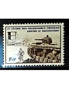 Timbre Poste LVF N° 08 N** philatelie foxtimbre