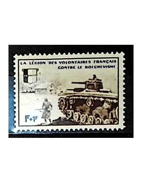 Timbre Poste LVF N° 08 N** philatelie foxtimbre