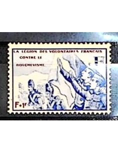 Timbre Poste LVF N° 09 N** philatelie foxtimbre