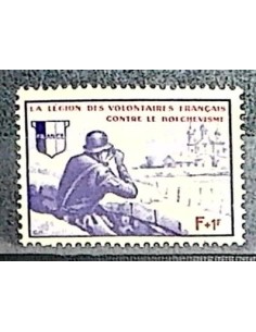 Timbre Poste LVF N° 06 N* philatelie foxtimbre