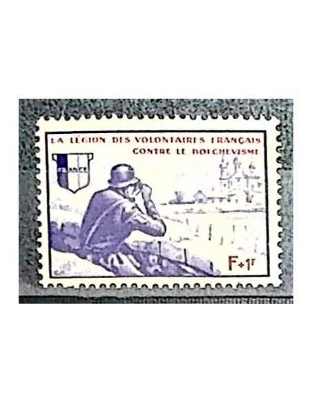 Timbre Poste LVF N° 06 N* philatelie foxtimbre