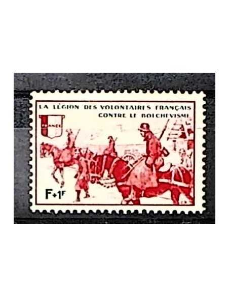 Timbre Poste LVF N° 10 N* philatelie foxtimbre