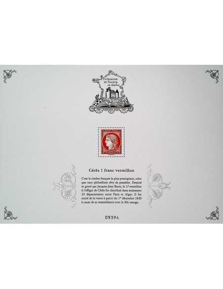 Timbre Poste Patri Fran N° 10A Neuf ** philatelie foxtimbre