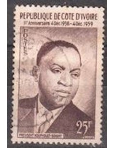 Timbre Poste Cote d'ivoire N° 181 Obli philatelie foxtimbre