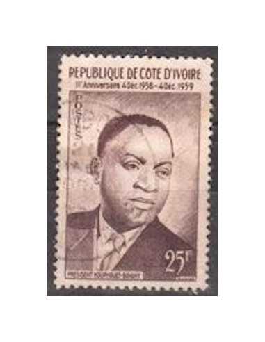 Timbre Poste Cote d'ivoire N° 181 Obli philatelie foxtimbre