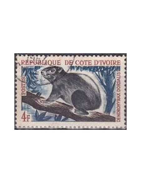 Timbre Poste Cote d'ivoire N° 214 Obli philatelie foxtimbre