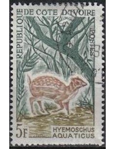 Timbre Poste Cote d'ivoire N° 214A Obli philatelie foxtimbre