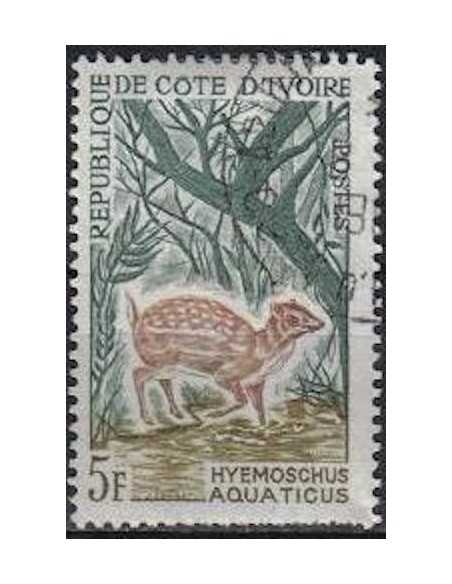 Timbre Poste Cote d'ivoire N° 214A Obli philatelie foxtimbre