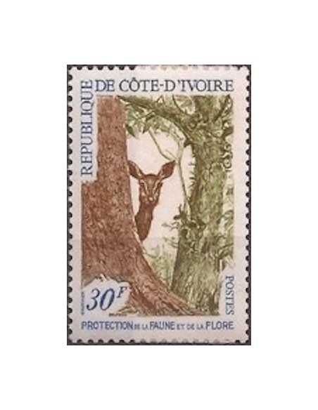 Timbre Poste Cote d'ivoire N° 282 Obli philatelie foxtimbre