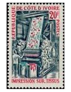Timbre Poste Cote d'ivoire N° 300 Obli philatelie foxtimbre