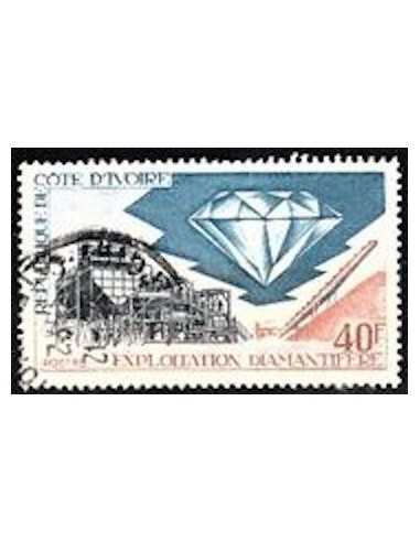 Timbre Poste Cote d'ivoire N° 343 Obli philatelie foxtimbre