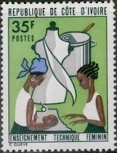 Timbre Poste Cote d'ivoire N° 354 Obli philatelie foxtimbre