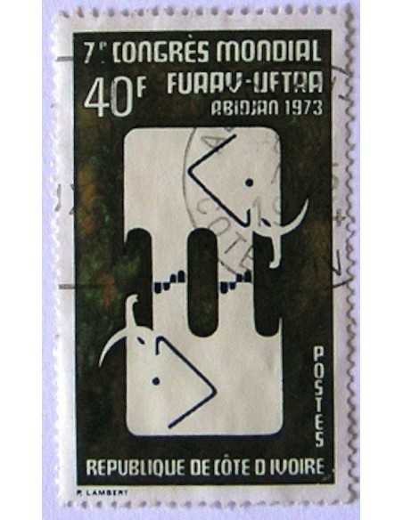 Timbre Poste Cote d'ivoire N° 366 Obli philatelie foxtimbre