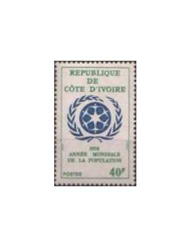 Timbre Poste Cote d'ivoire N° 375 Obli philatelie foxtimbre