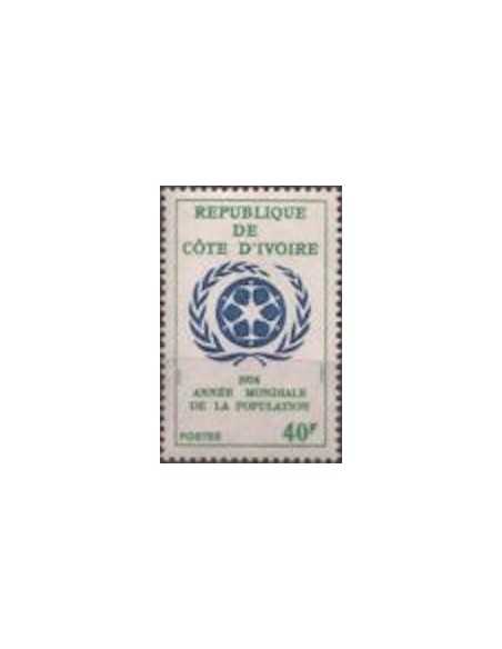 Timbre Poste Cote d'ivoire N° 375 Obli philatelie foxtimbre