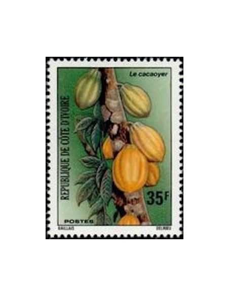 Timbre Poste Cote d'ivoire N° 393 Obli philatelie foxtimbre