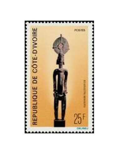 Timbre Poste Cote d'ivoire N° 401 Obli philatelie foxtimbre