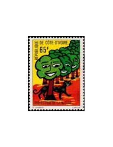 Timbre Poste Cote d'ivoire N° 405 Obli philatelie foxtimbre
