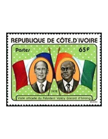 Timbre Poste Cote d'ivoire N° 443 Obli philatelie foxtimbre
