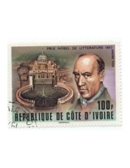Timbre Poste Cote d'ivoire N° 454 Obli philatelie foxtimbre