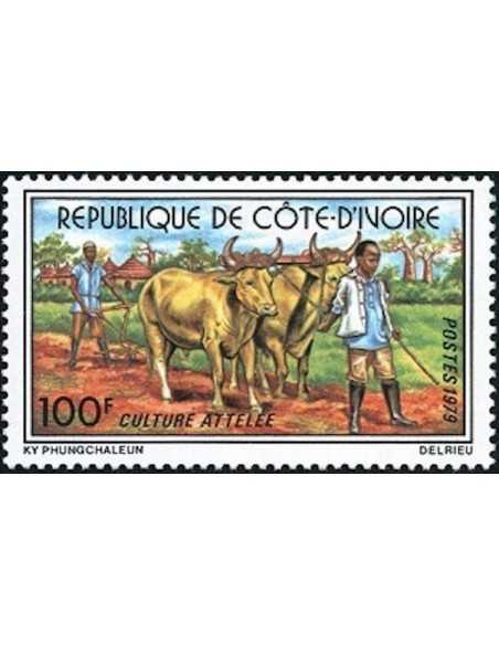 Timbre Poste Cote d'ivoire N° 480 Obli philatelie foxtimbre