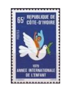 Timbre Poste Cote d'ivoire N° 491 Obli philatelie foxtimbre