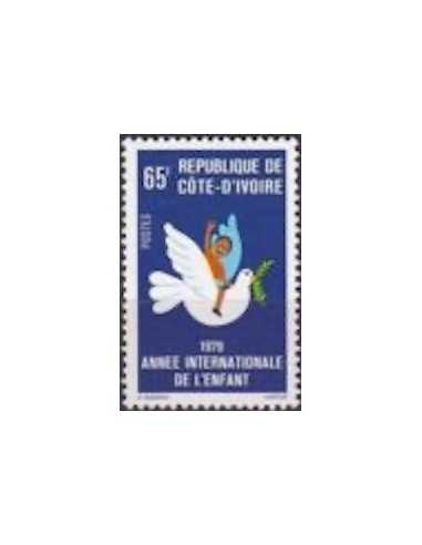Timbre Poste Cote d'ivoire N° 491 Obli philatelie foxtimbre
