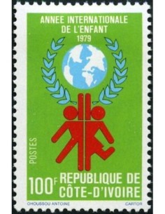 Timbre Poste Cote d'ivoire N° 492 Obli philatelie foxtimbre