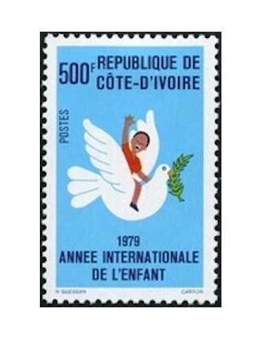Timbre Poste Cote d'ivoire N° 493 Obli philatelie foxtimbre