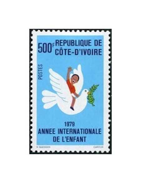 Timbre Poste Cote d'ivoire N° 493 Obli philatelie foxtimbre