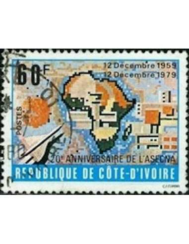 Timbre Poste Cote d'ivoire N° 535 Obli philatelie foxtimbre