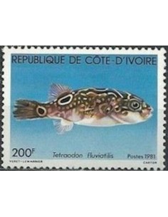 Timbre Poste Cote d'ivoire N° 569 Obli philatelie foxtimbre
