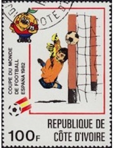 Timbre Poste Cote d'ivoire N° 586 Obli philatelie foxtimbre